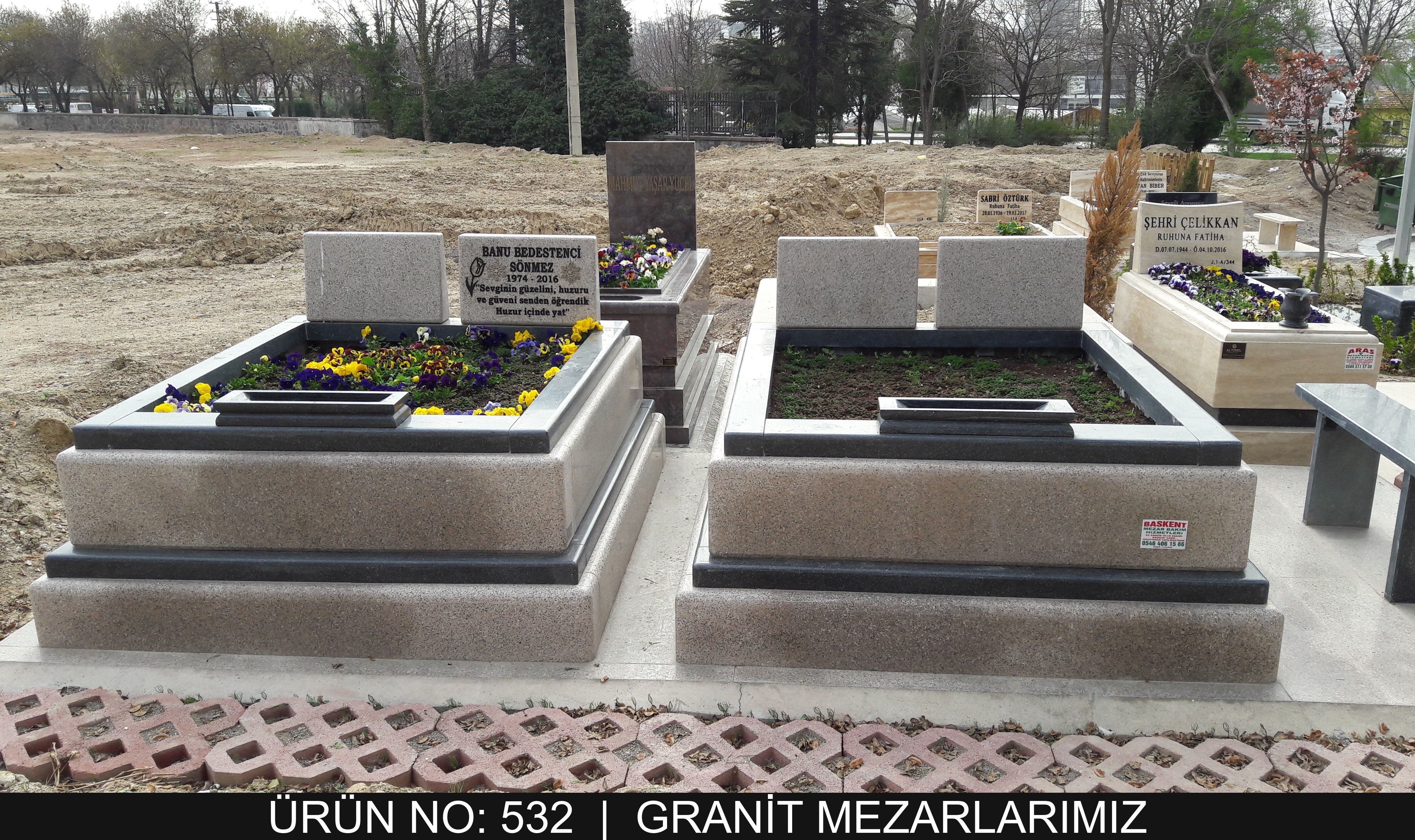 Granit Mezarlar - Model 532
