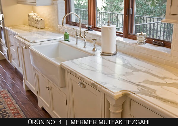 Mermer Mutfak Tezgahı - Model 001